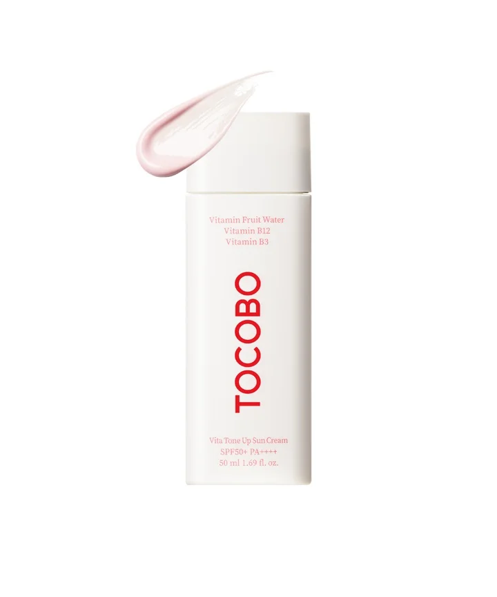Корейский солнцезащитный крем K Beauty оптом Tocobo Vita Tone Up для лица SPF50 + PA ++++
