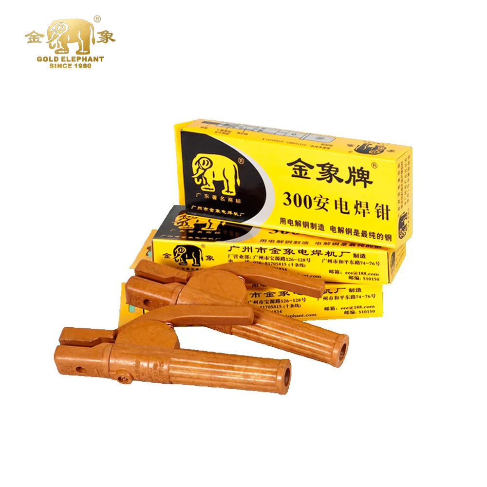  Держатель электрода GOLDEN ELEPHANT MMA 300 А может использоваться с нашим сварочным
