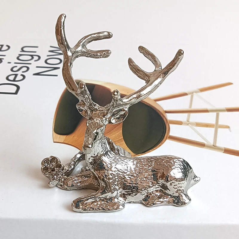 Manufacturers crystal ball base cute deer bracket wholesale creative home porch decoration crystal ore bottom