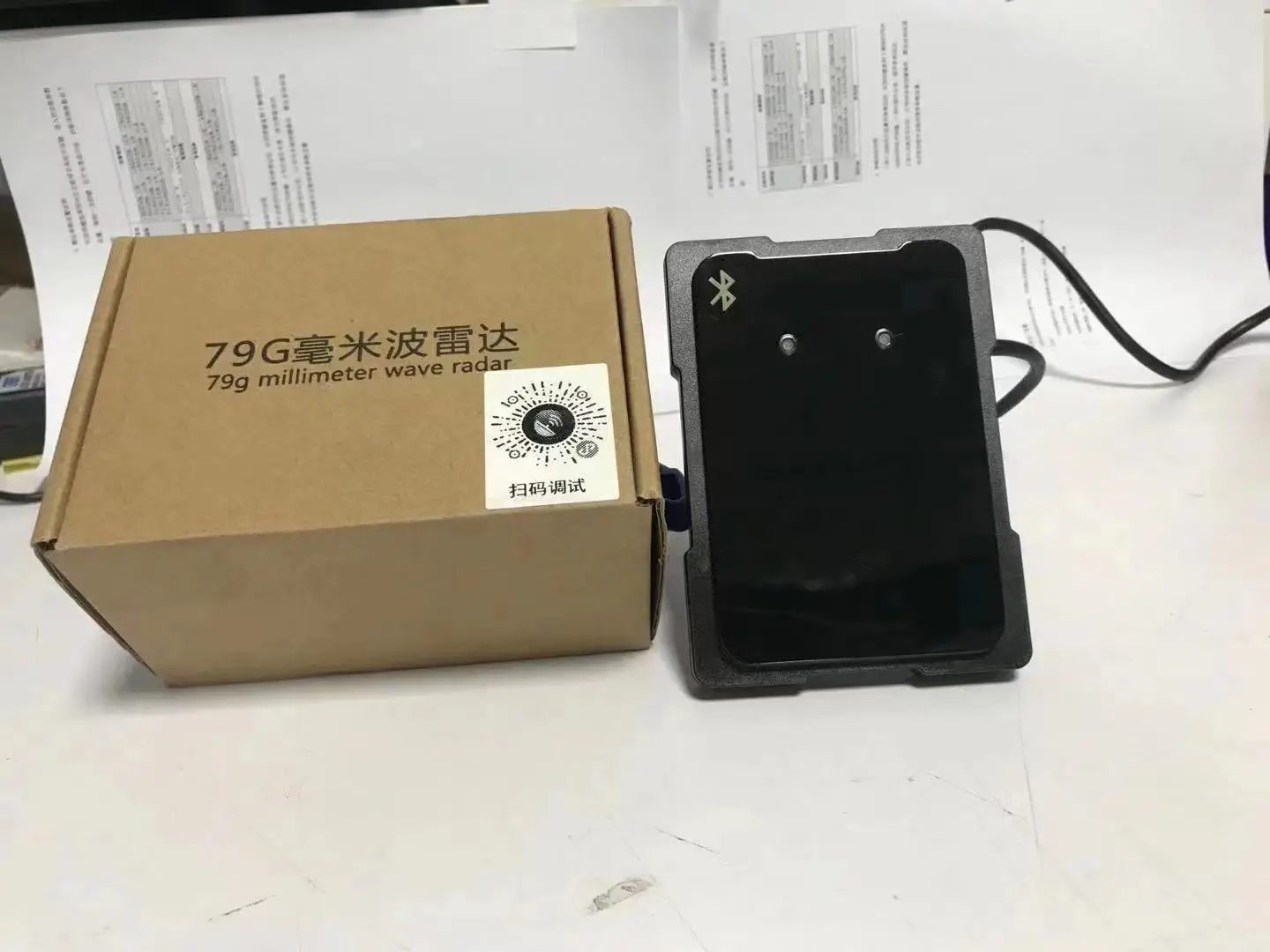 Лидер продаж 79 г миллиметровый радиолокационный датчик с Bluetooth автомобильные датчики обнаружения препятствий автомобильный детектор петли для парковочного барьера