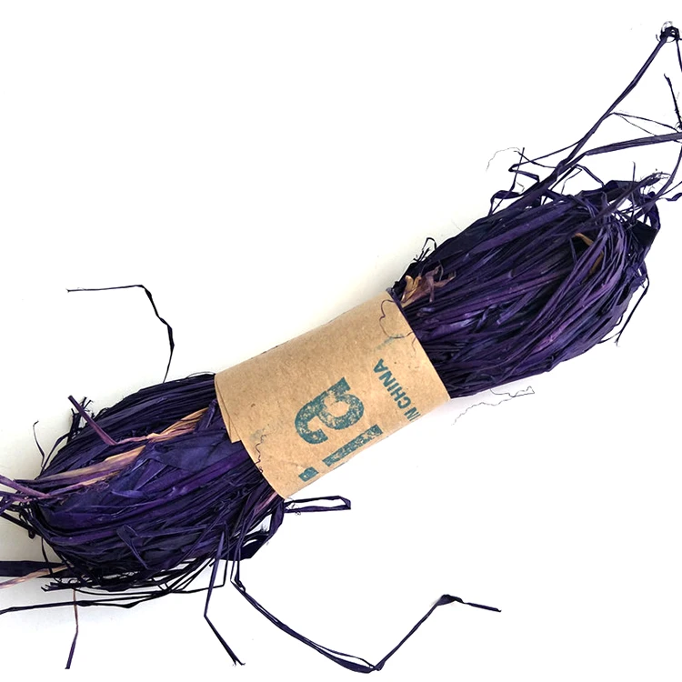 Natural Raffia  Knitted Grass Flower Wrapping Material Florist supplies Natural Raffia Manufacturers Madagascar Raffia