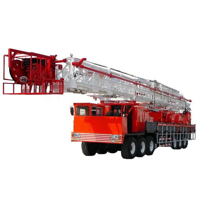 
1000HP truck-mounted ZJ40 drilling rig workover rig 