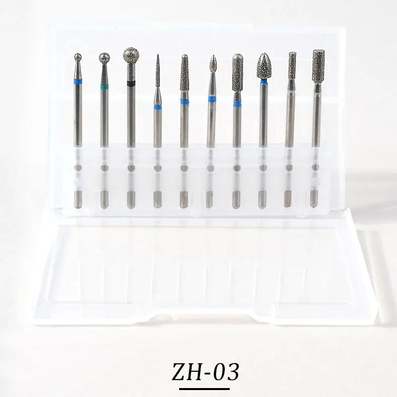 Wholesale High Quality Rainbow Diamond Tungsten Carbide Stainless Steel Nail Drill Bit