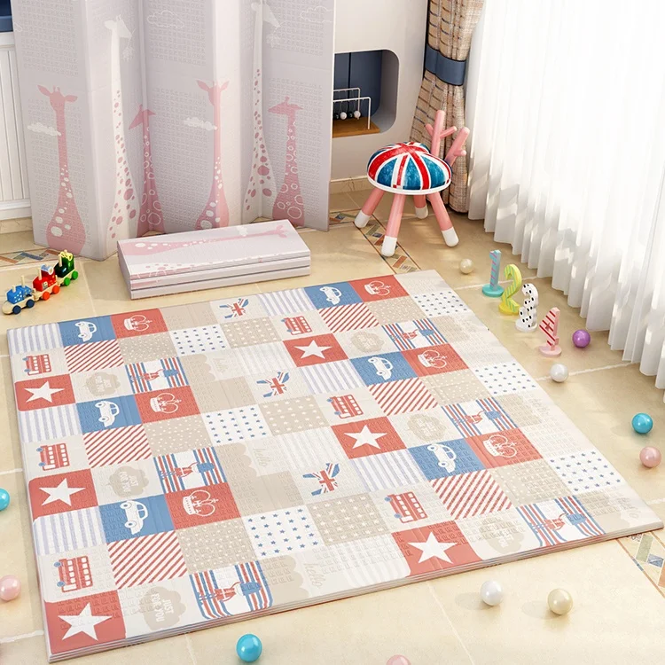 Eco-Friendly Safety XPE Foam Soft Baby Play Mat Kids Game Activity Gym Crawling Floor Mats Children Bedroom Folding Floor Mat