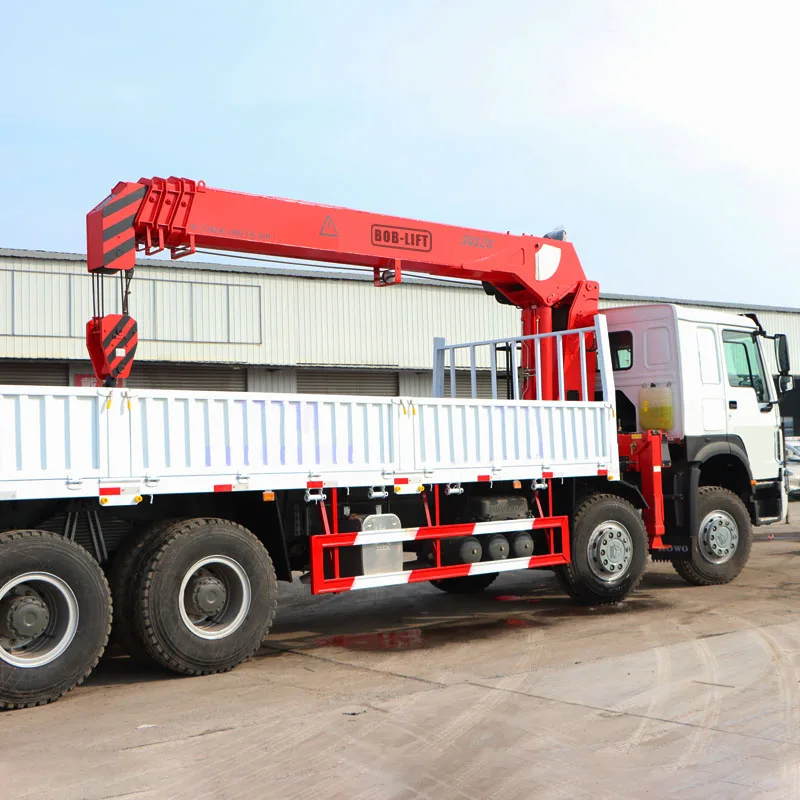BOB-LIFT 1 ton to 20 ton telescopic boom crane hydraulic truck mounted crane with remote control