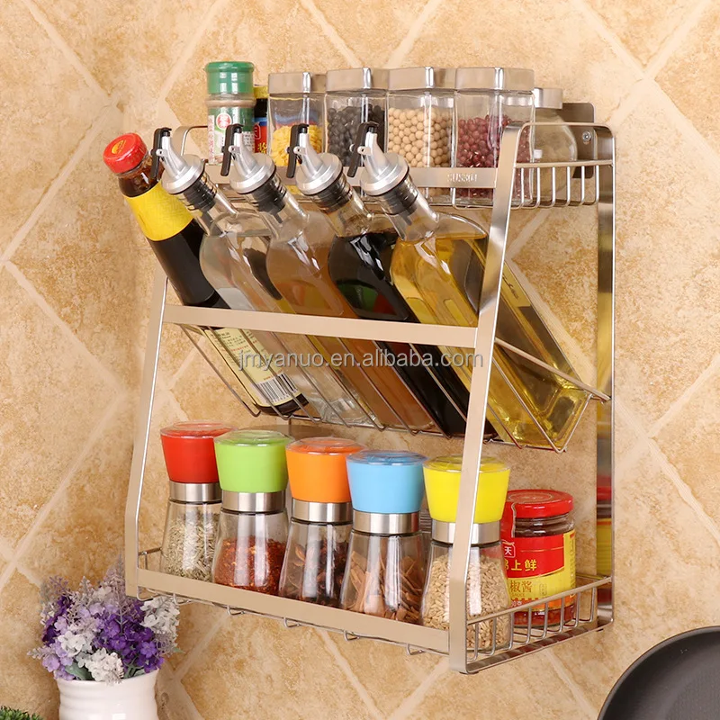 Anti Skidding Stainless Steel Kitchen Rack Detachable Kitchen Rack