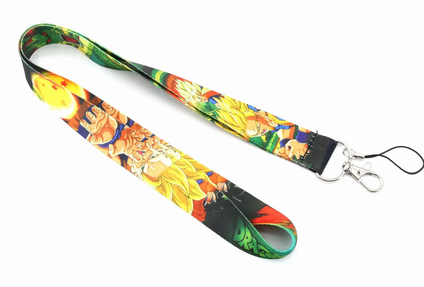 DBZ Goku Cloth Lanyard, Anime Goku Lanyard, Cartoon DBZ cloth Lanyard