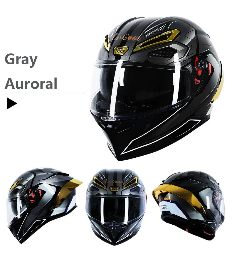 2023 распродажа, как горячие пирожки, мотоциклетные шлемы OEM DOT на все лицо, черный и красочный шлем с двойным козырьком, Casco