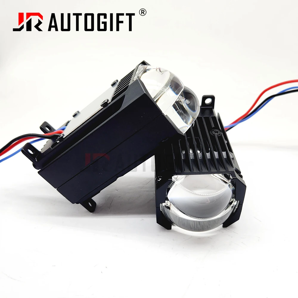Auto Car Light 40W 5500K BI LED Projector Lens N40D1 Matrix Quare Type Headlights Retrofit item for Universal Type Fog Light