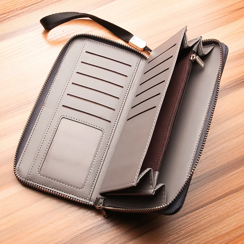 Hot Sales High Quality Genuine Leather Classic Man Wallet Leather Quality Purse Men Wallets Slim