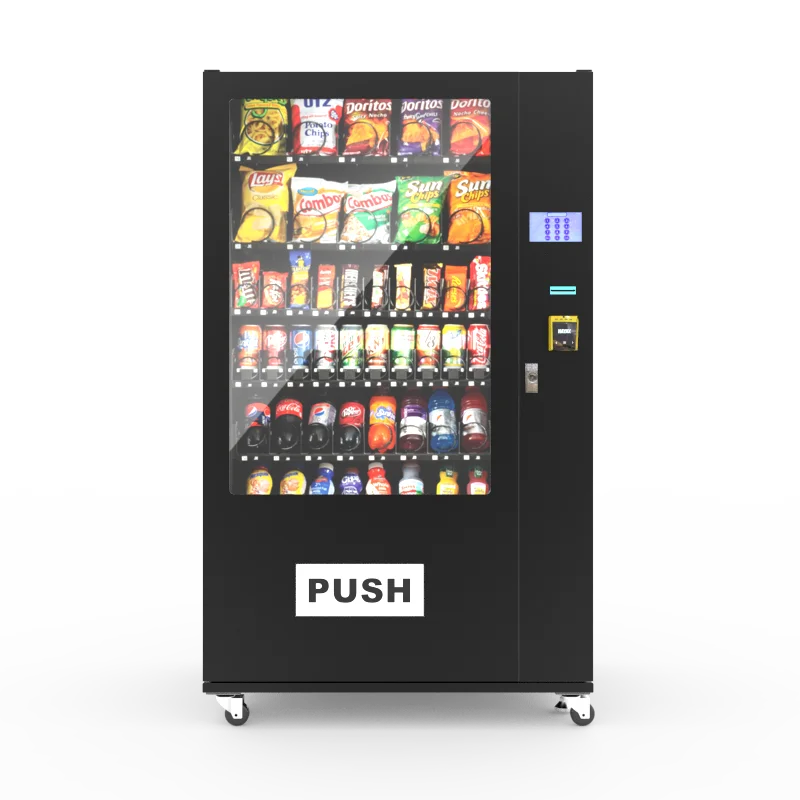 Smart Machine Stainless Steel Metal Shell Enclosure Vending Machine with Cooling System
