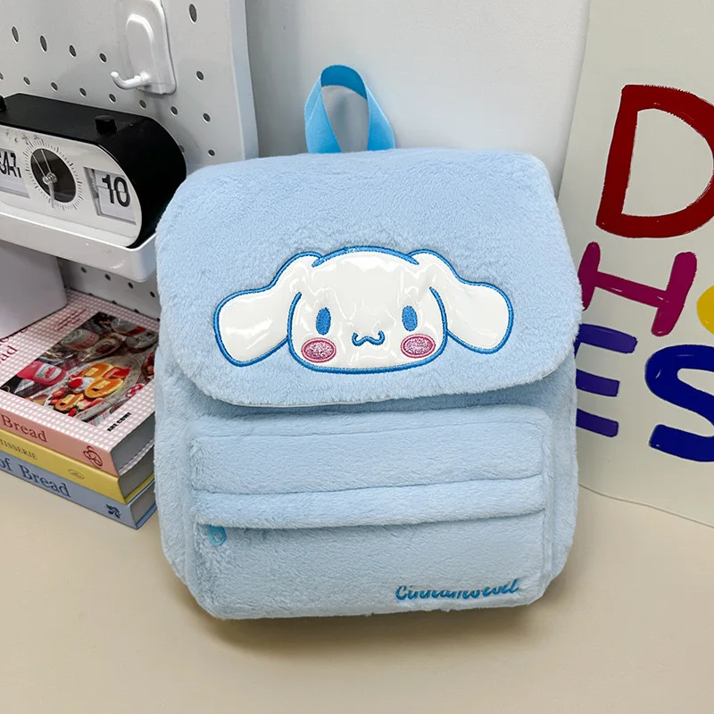 Yubon 2024 Popular Labubu Capybara Kids Bag Plush Schoolbags Cartoon Character Krm Hello Cat Kt Flip Cover Fluffy Kids Backpacks