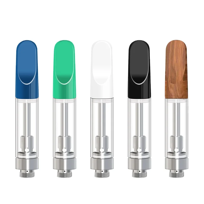 
SKK073 Metal flat/round tip vape cartridge for thc 510 thread 