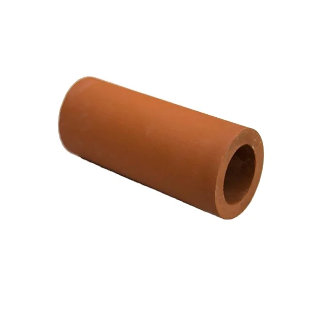 
custom Terracotta Garden pipe wholesale round Clay Pipe 