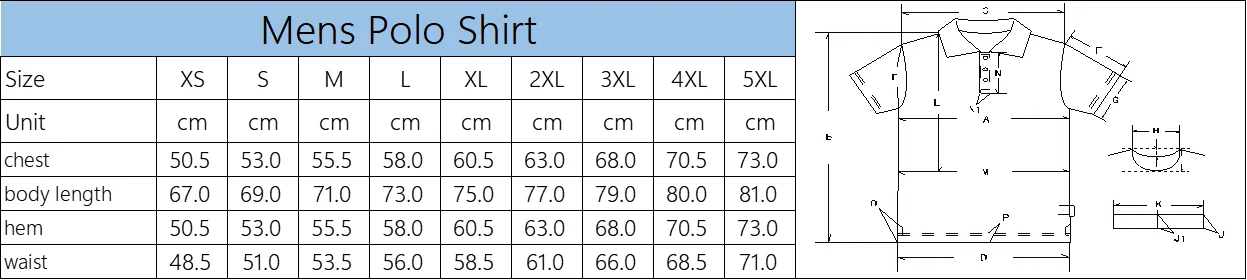 301poloshirt size.png