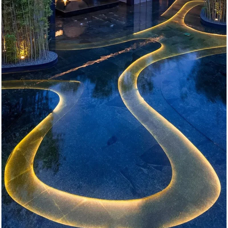 New Solar Energy Light Strip Outdoor Waterproof Patio Enclosure Wall Small Yard Decoration Garden Ambient Light String