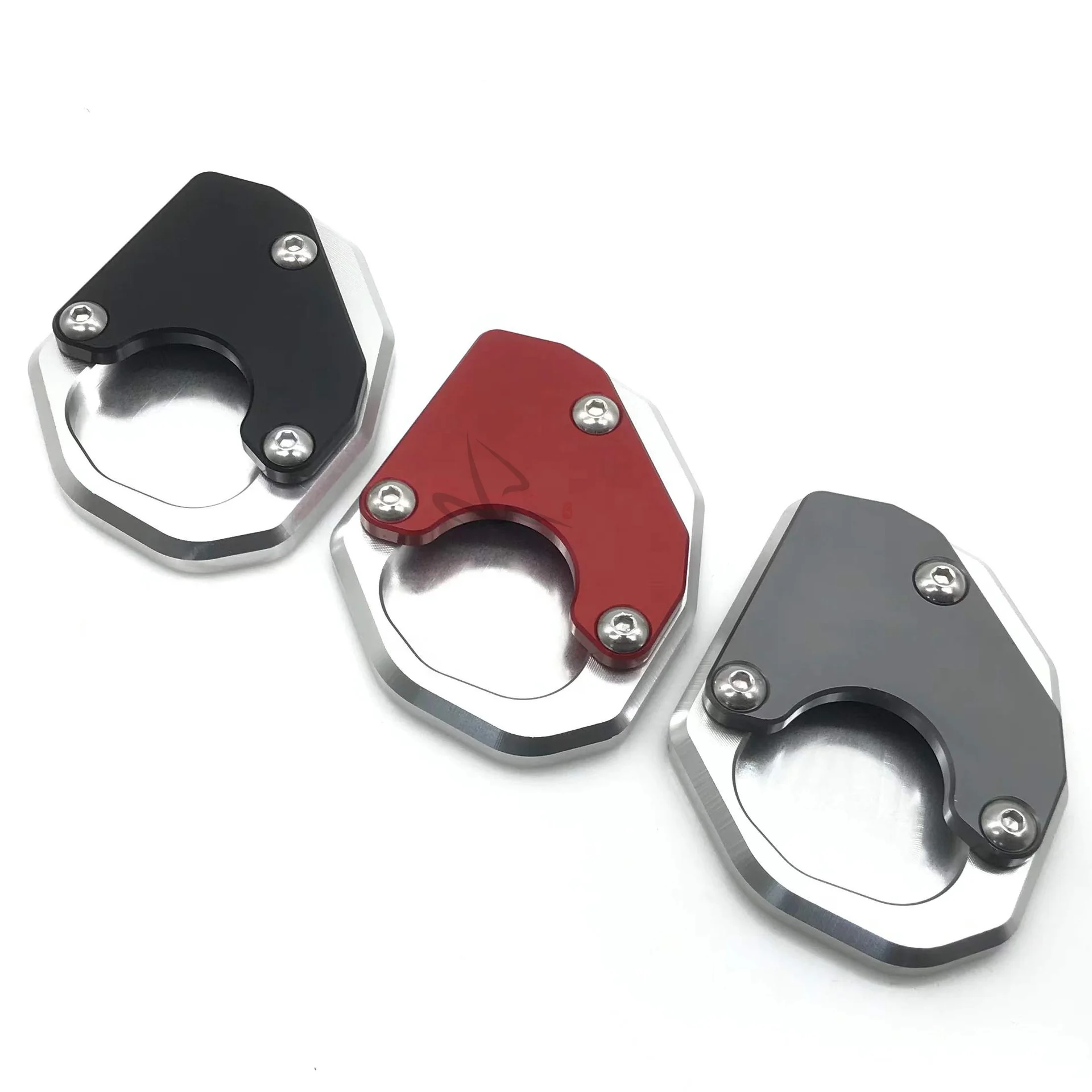 New Motorcycle Parts Aluminum Kick Stand Extension Enlarge Pad For Triumph Trident 660 2021 up