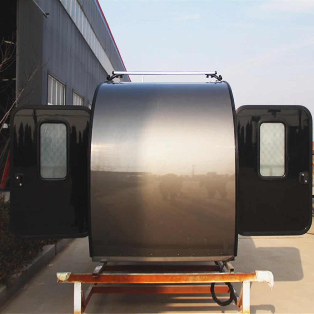 
Factory direct outlets Mini China Mobile Trailer Camper Transportable Teardrop Caravan 