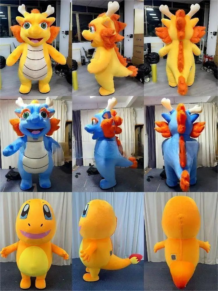 Giant Dragon inflatable Dragon mascot costume  cosplay party carnival adult dress kid birthday advertising dancing wedding