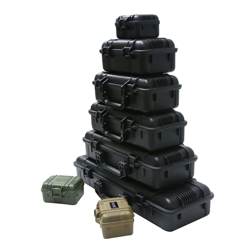 Mini case small tool box gun case hard shot gun box plastic plastic square box