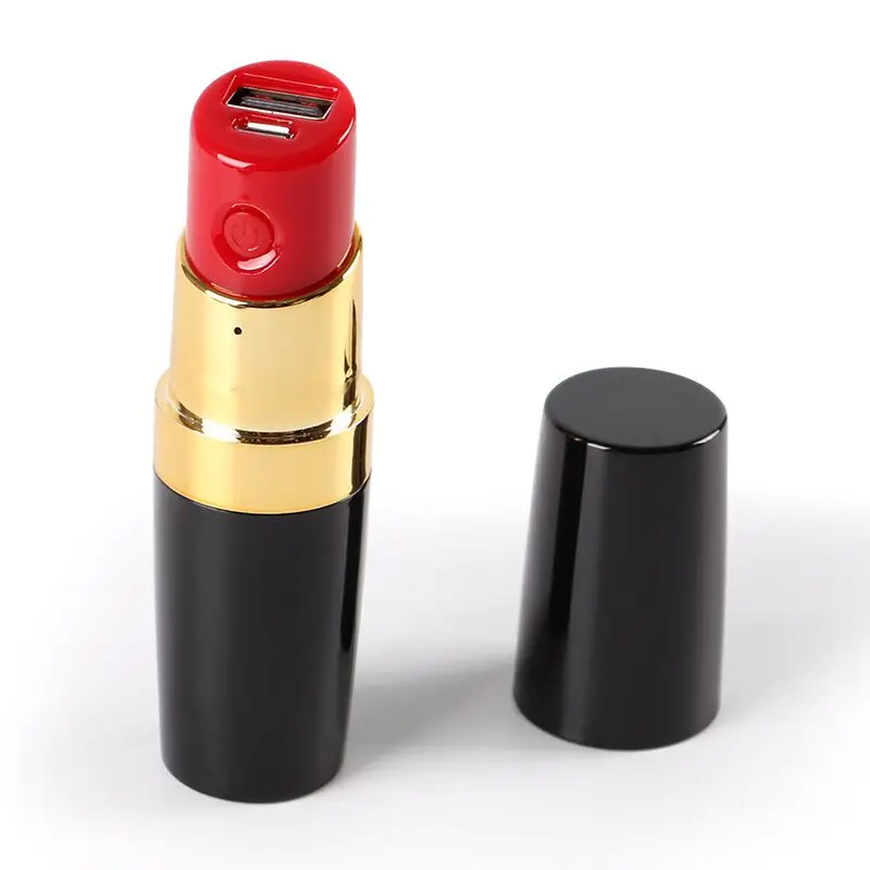 2020 best seller 3000mah mini lipstick shape power bank