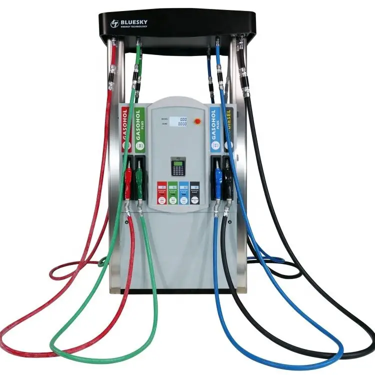 Bluesky Wholesale Cheap Price Fuel Dispenser Machine Petrol Dispenser 6 Nozzle Pump Petrol Dispenser