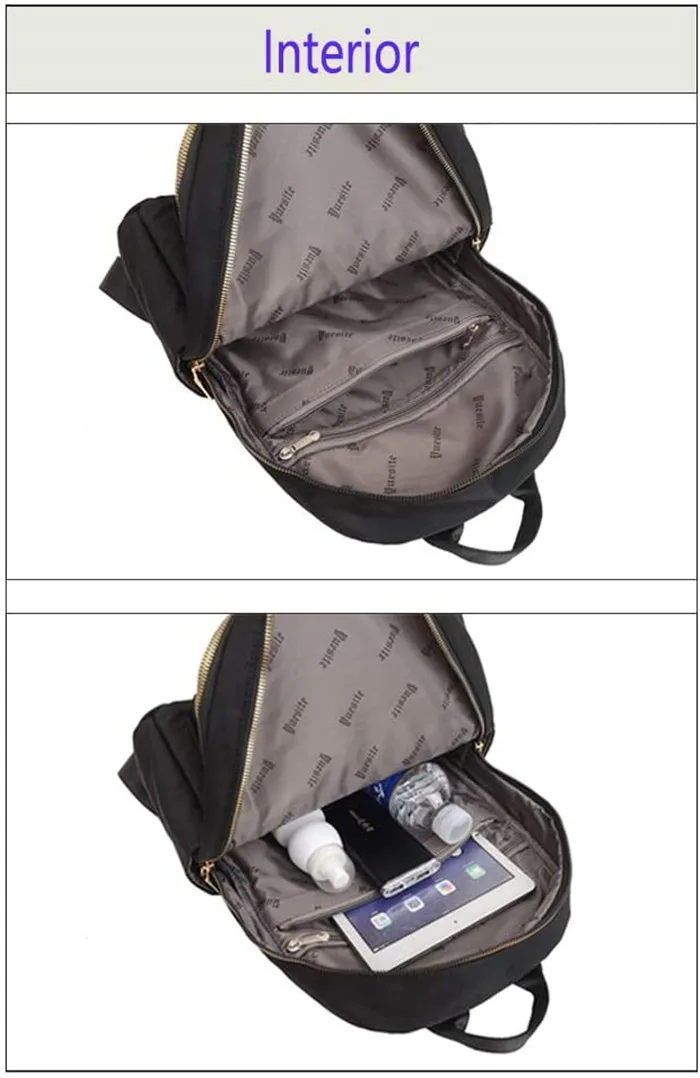 Fashion Casual Travel Lightweight Backpacks Mini Nylon Womens Backpack