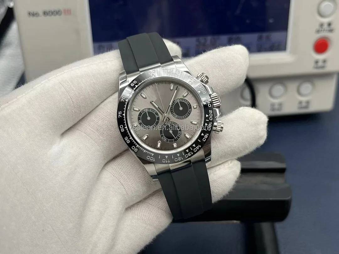 BT завод 4130 автоматический механический Watch-904L корпус из нержавеющей стали 40 мм Циферблат панда дисплей Аналоговый ETA Движение бизнес