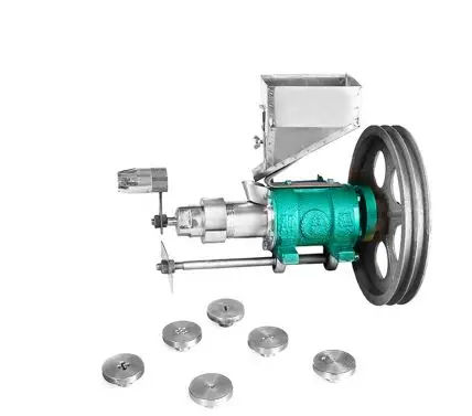 High efficiency mini type 4-5.5kw/6-8HP corn puffing rice snack Extruder machine rice / corn granule hot air puffer