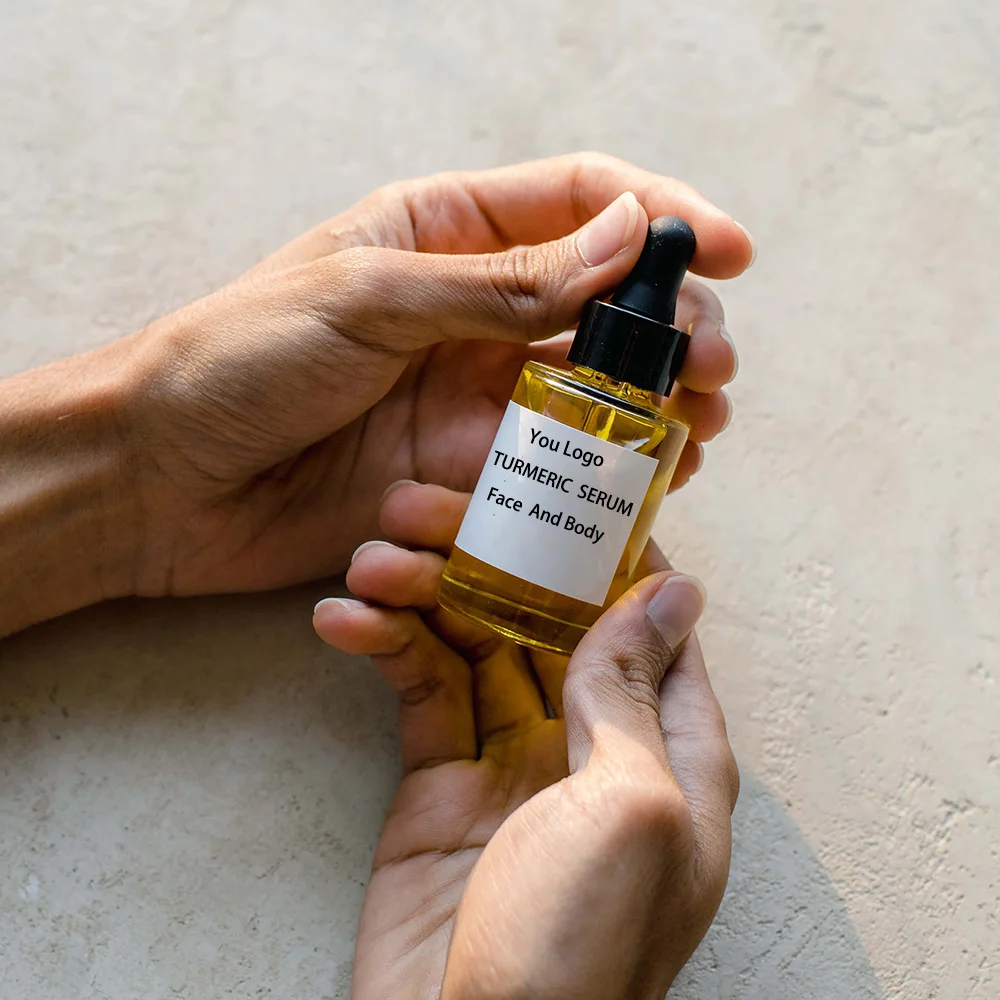 Turmeric And Vitamin C Anti Oxidation Dark Spot Corrector Facial Serum Oil For Face Skin