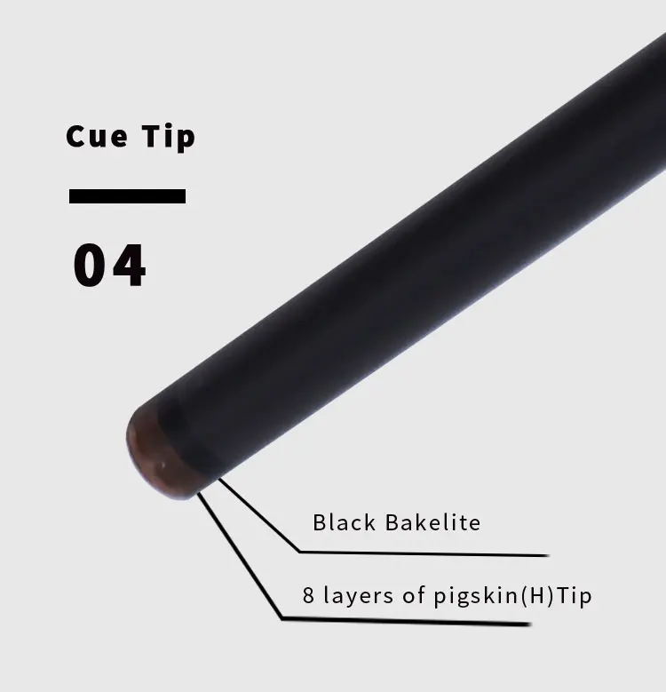 Factory Direct Sales Radial Table Tennis How Tips New Design Stick 3K Fiberglass Carbon Fiber Pool Cue