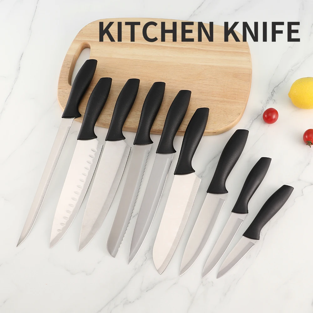 Stainless Steel Japanese Chef Knives bread paring boning butcher cleaver knife set steel knives choice for kitchen restaurant