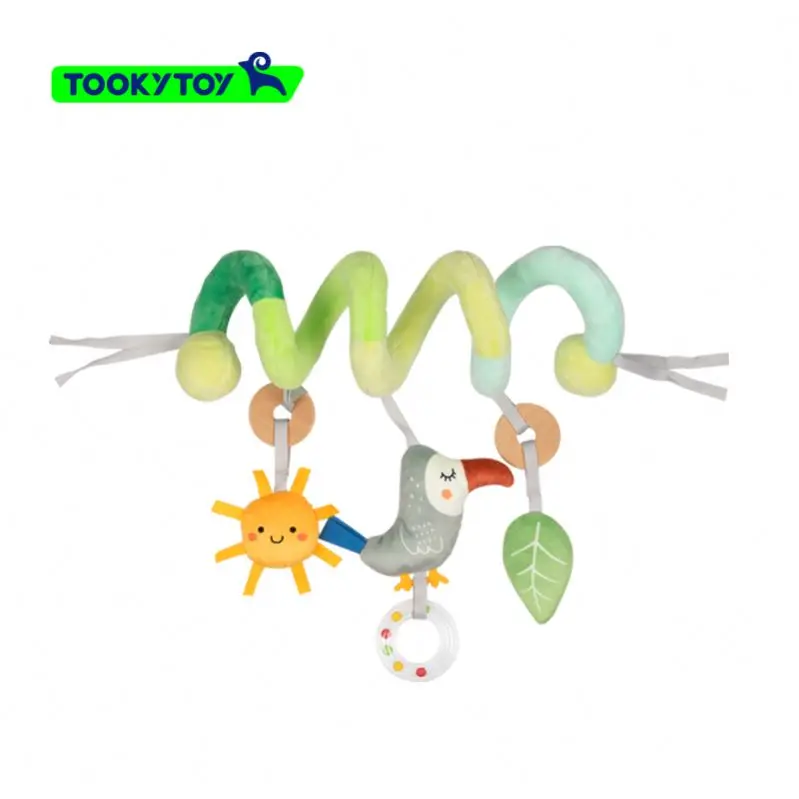 Baby Multifunctional Bed Bell Cart Hanging Bed Bell Early Education Animal Bed Pendant Baby Comfort Plush Toy