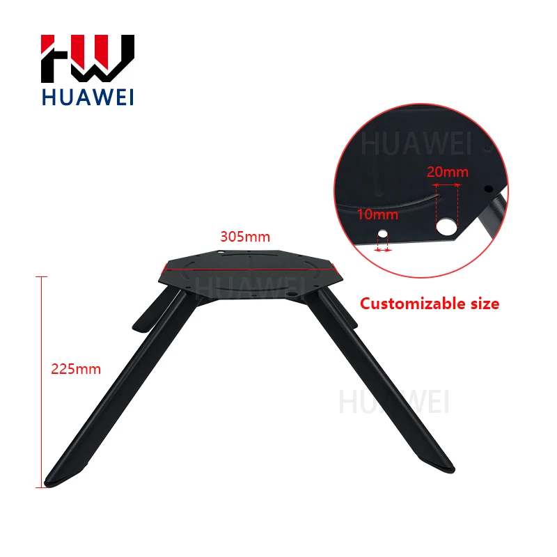 HUAWEI Factory Price 22cm Height Furniture Parts Golden decoration Metal Frame Leisure Chair Base Furniture Legs