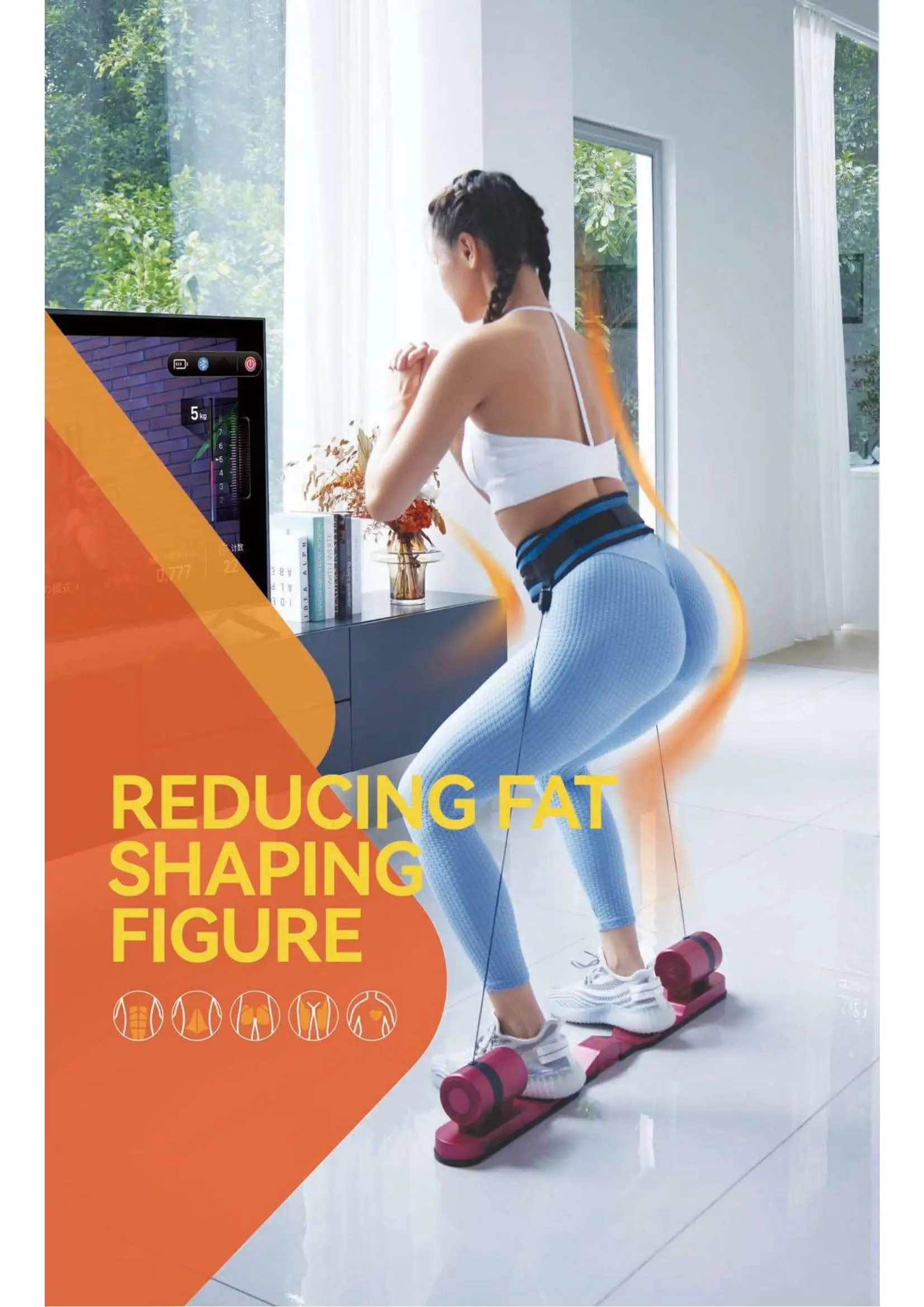 AM7 All in one Smart strength trainer Portable home gyme with App control Over 200 online courses free OEM factory price