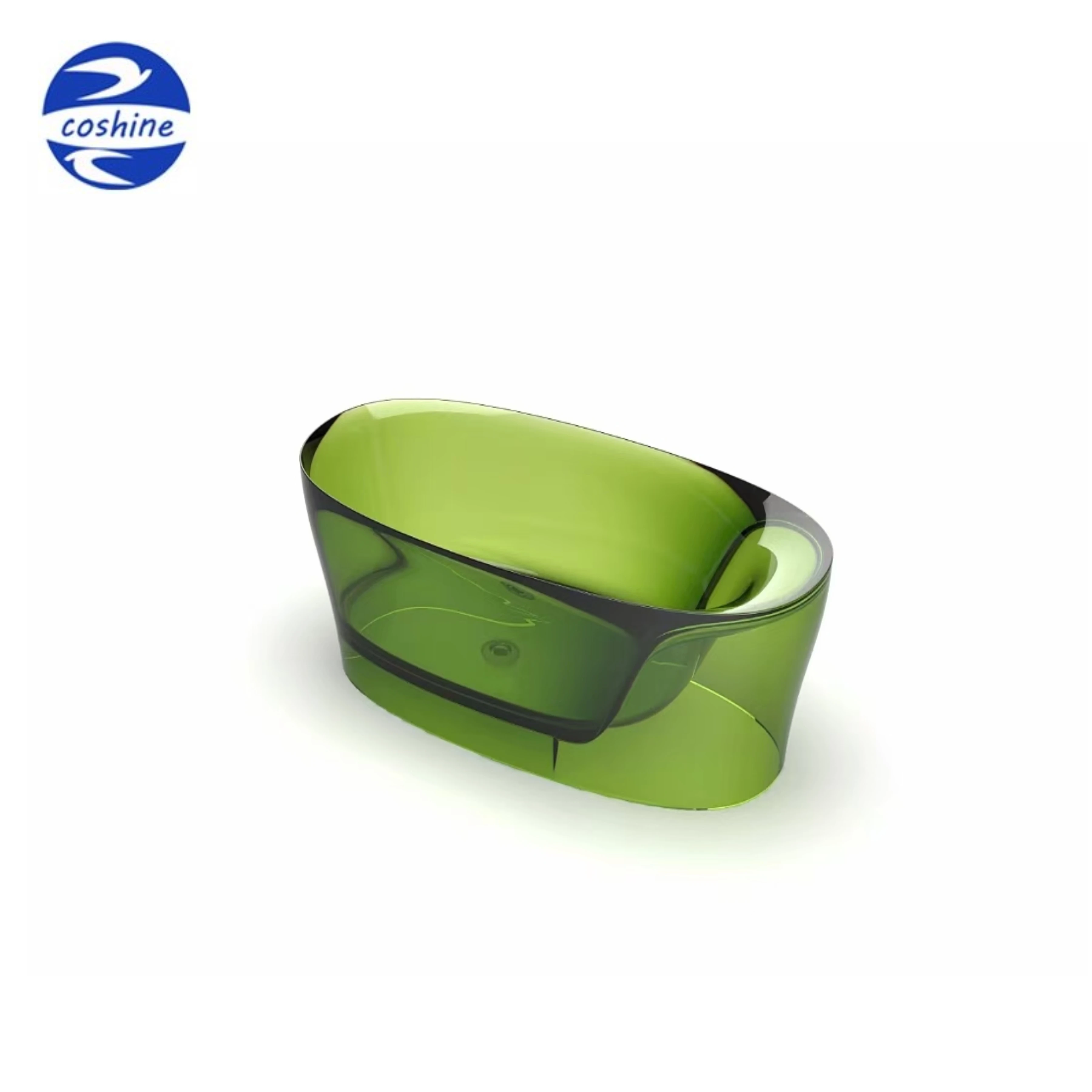 Factory Price High Quality Soaking Bathtub Transparent Resin Freestanding Bathtub Clear Bathtub Fashion Resin Bath Tub Tubs