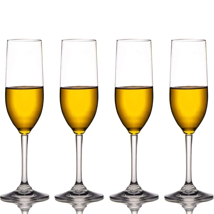 Drinking Glass Wedding Champagne Glasses Flutes Party Bar Bubble Wine Tulip Cocktail Cup Tumbler Tritan Champagne Flutes Glasses