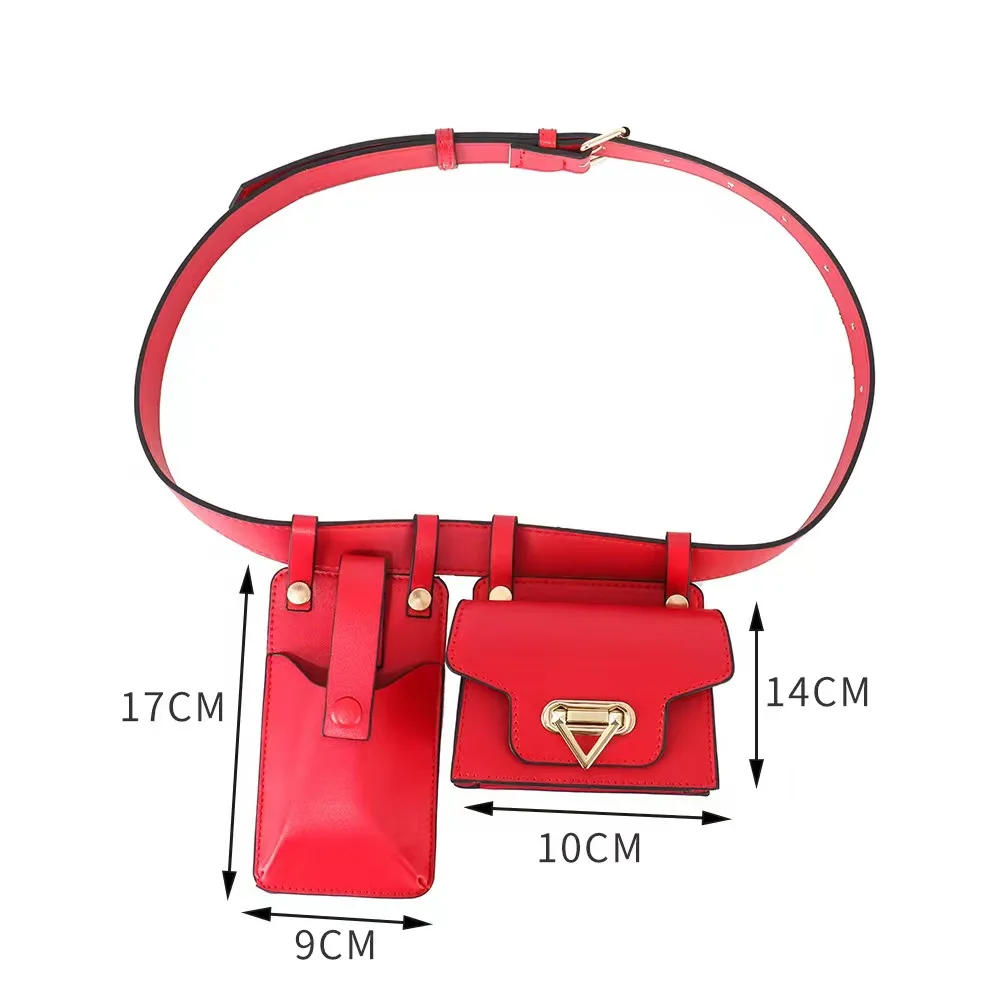 S Y Ladies Waist bag Pack Leather Fanny Pack Luxury Women Belt Bag Crossbody Bags Casual Chest Pack Female Purse