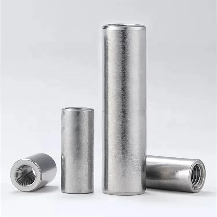 Stainless Steel SS304 M3 M4 M5 M6 M8 M10 M12 M14 M16 M20 Round Internal Threaded Coupling Barrel Sleeve Nuts