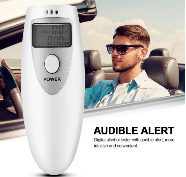 Portable Digital Breath Alcohol Tester Detector for Safety Driving