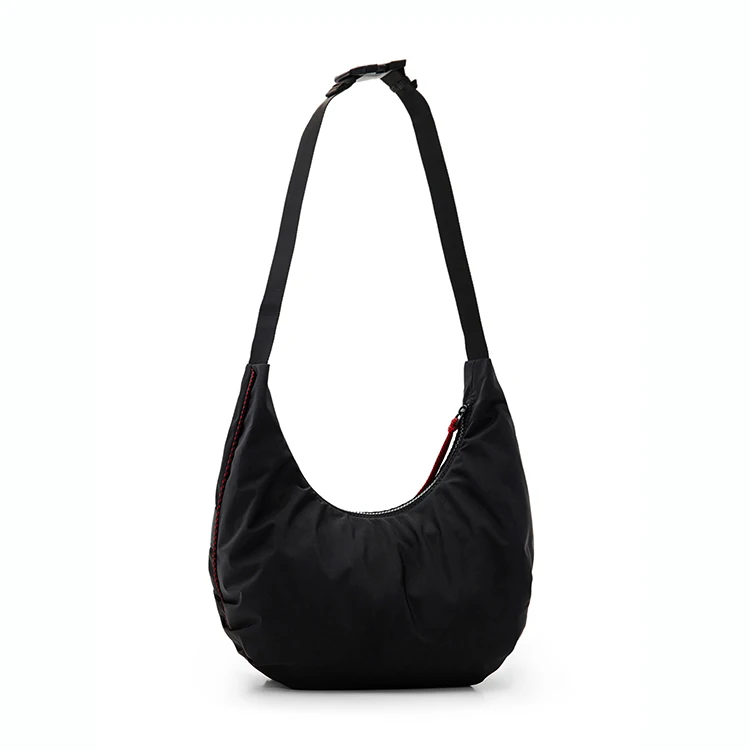 BSCI authorized manufacturers #PA0728 women lady nylon crossbody bag custom printed nylon bags wholesale Nylon lady Bag Set