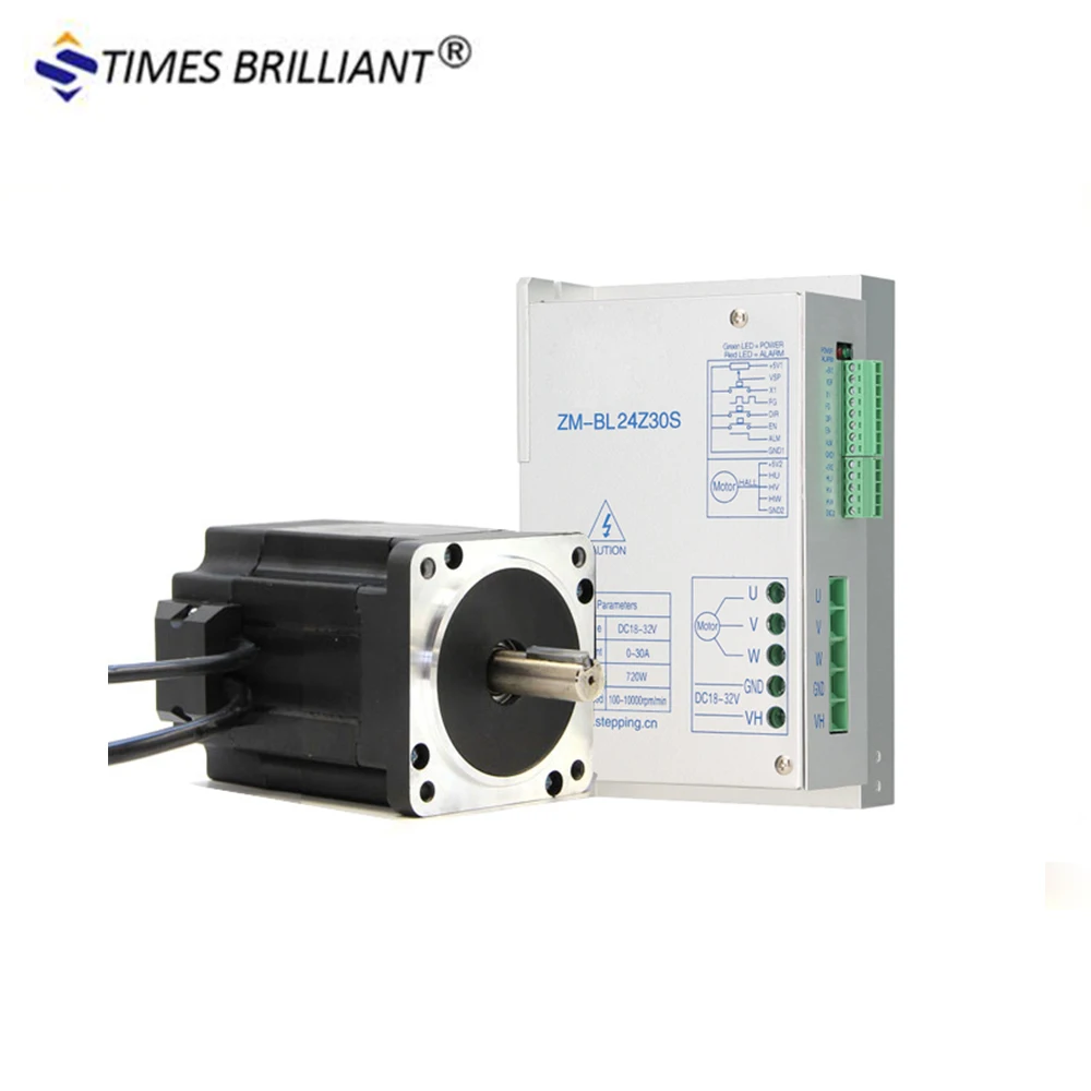 Китайский двигатель, электрический двигатель постоянного тока 48 В или 310 в, 780 Вт, 3000 об/мин, бесщеточный двигатель постоянного тока с контроллером 30A