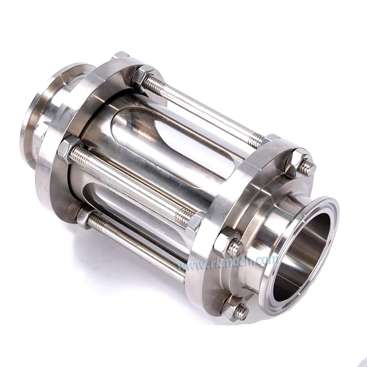 3' stainless steel 304 tank device Sanitary clamped oil level protect cover sight glass