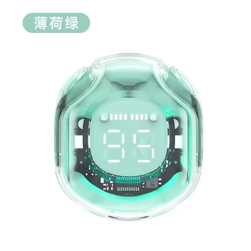 Transparent Crystal Active Noise-Cancellation Audifono Auriculare Wireless Headphone