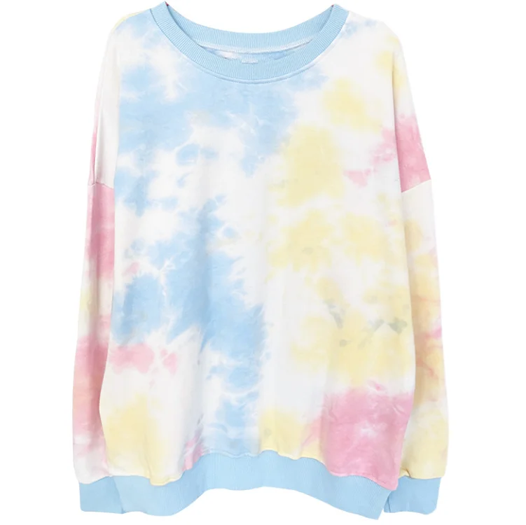 
Leesourcing-Long Sleeve Tie Dye Cheap Wholesale Hoodie Bamboo Custom Embroidery Logo 