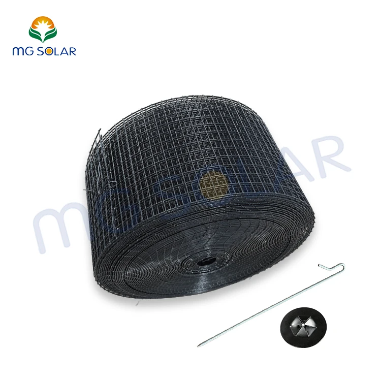 MG Solar Panel Protection Mesh, Panel Mesh Bird Proof Roll Kit, Black Pigeon Barrier Mesh