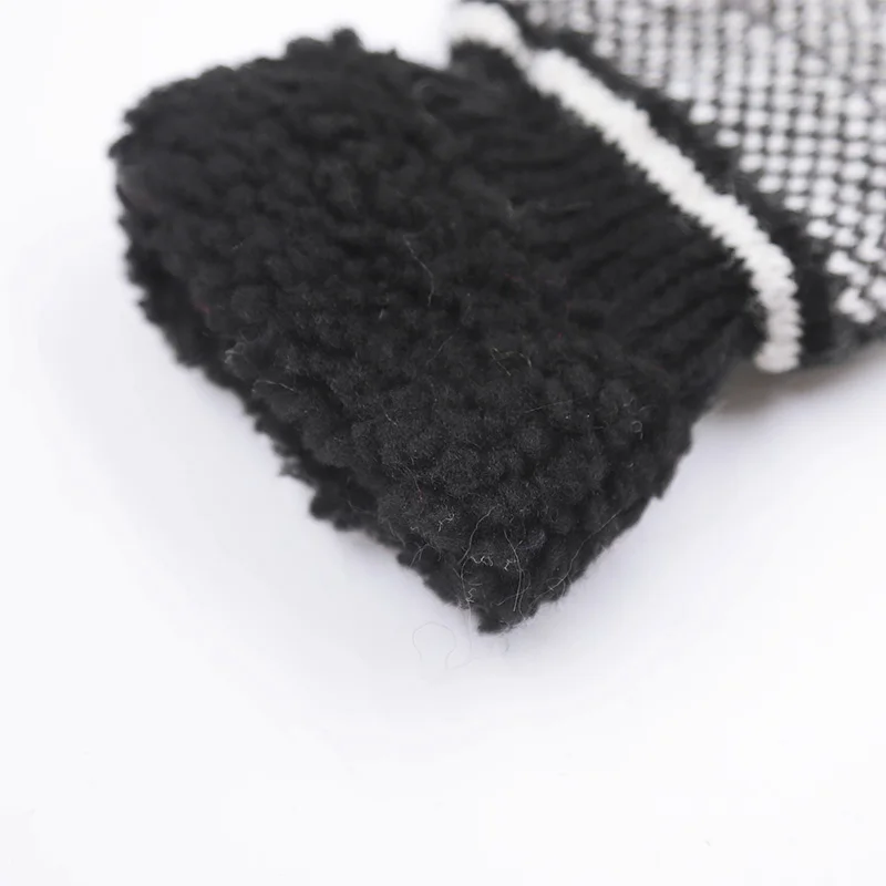Beanie Manufacturer Custom Logo Cycling Gloves Knit Gloves Warm Gloves for Winter Men Women