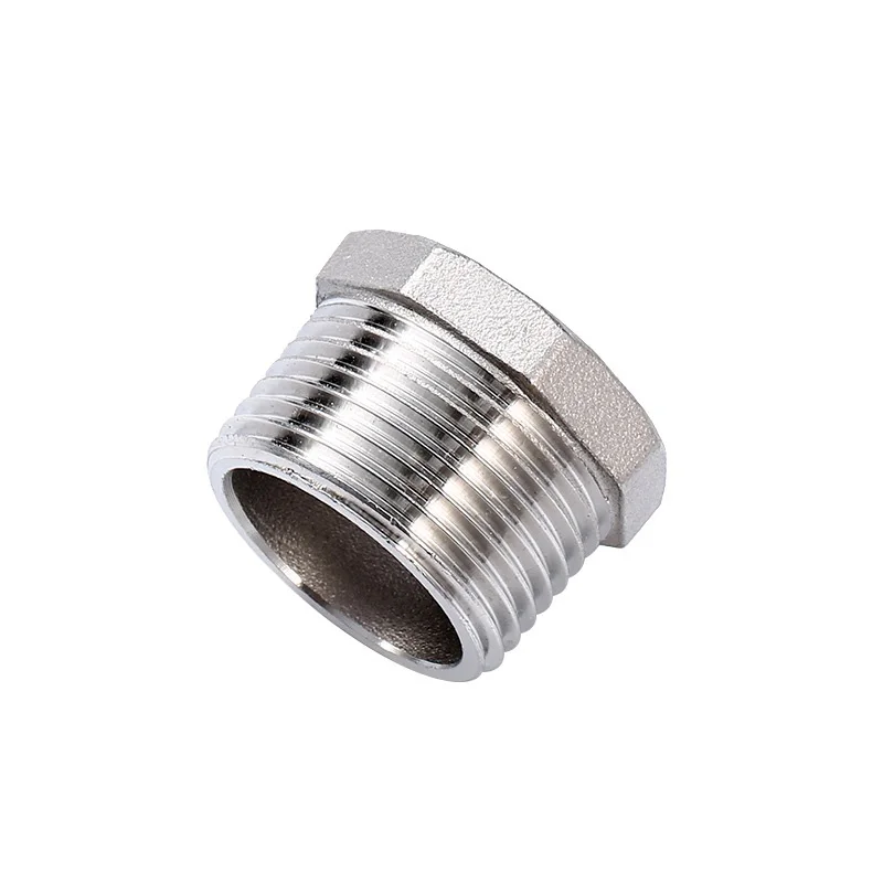 Stainless Steel Pipe Fitting Hex Bushing 1' BSP Male x 3/4' BSP Female Reducing Bush