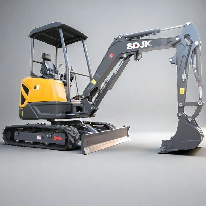 Fast Delivery SDJK Mini Excavator 2 Ton EPA Kubota Engine Crawler Mini Digger Farm Used Mini Excavator Machine