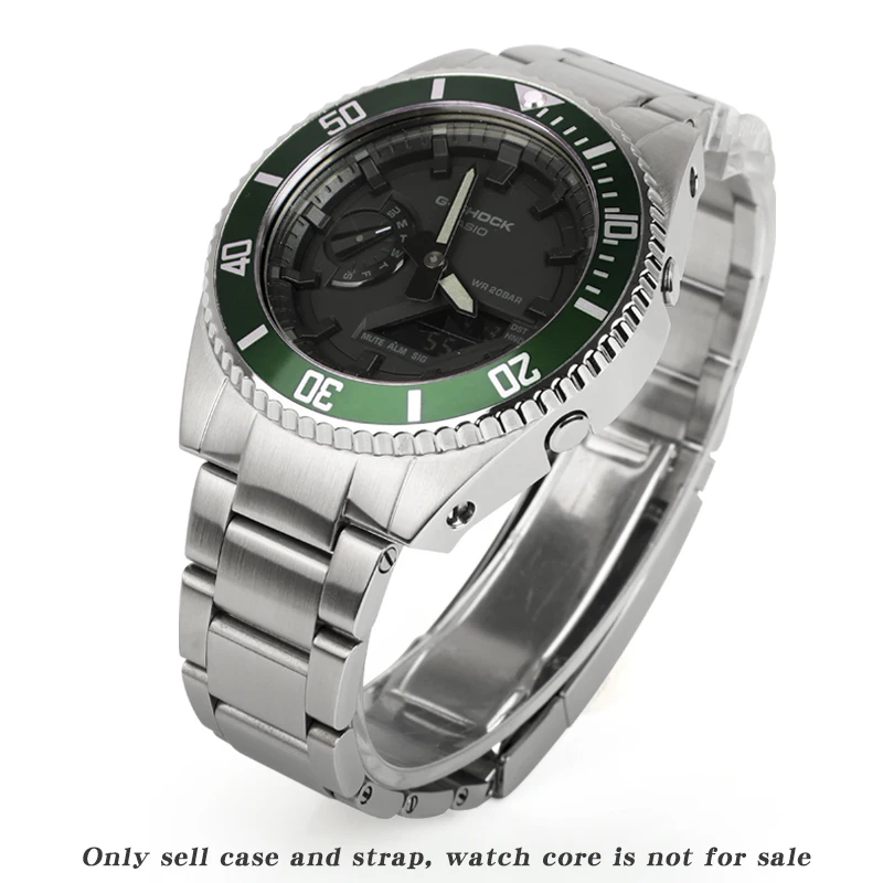 Modified GA2100/2100 case stainless steel case strap suitable for Ca sio G Shock GA-2100/2110 replacement parts wholesale